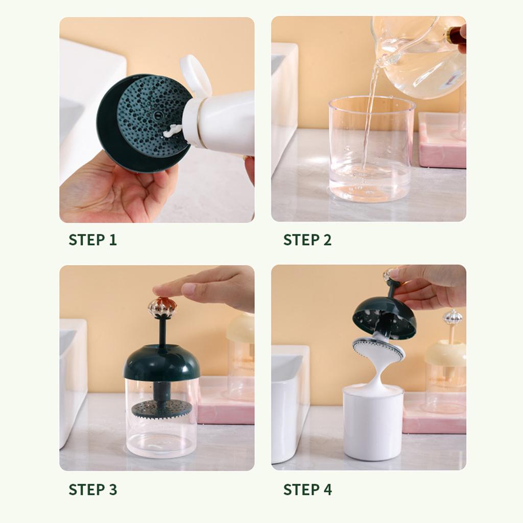 Facial Cleanser Foam Cup Portable Fast Foaming Effort Saving Transparent Whip Bubble Maker