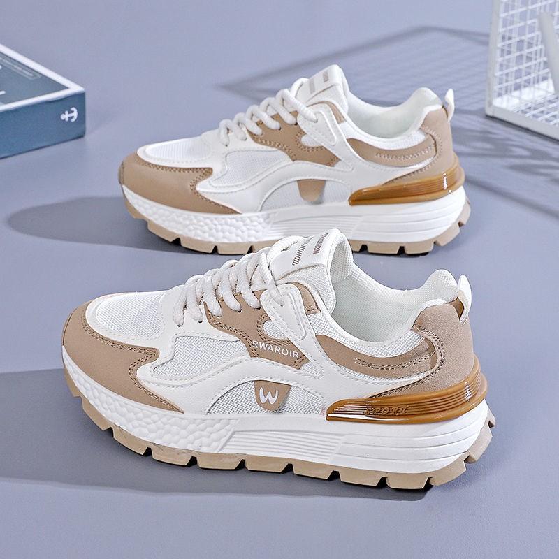 Stepping on shit sneakers women's 2025 new autumn versatile women's shoes soft-soled student Forrest Gump running shoes