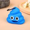 Poop Shaped Pet Waste Bag Dispenser with Clip Portable Dog Bag Holder for Outdoor Walking Travel Hiking and Daily Pet Care
