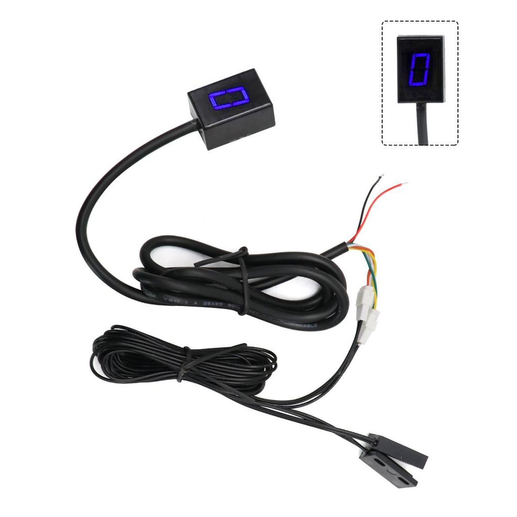 Alconstar Universell Starker Magnet Ultra dün Motorrad 6-Gang Digitaler Ganganzeiger Motorrad Display Schalthebel Sensor