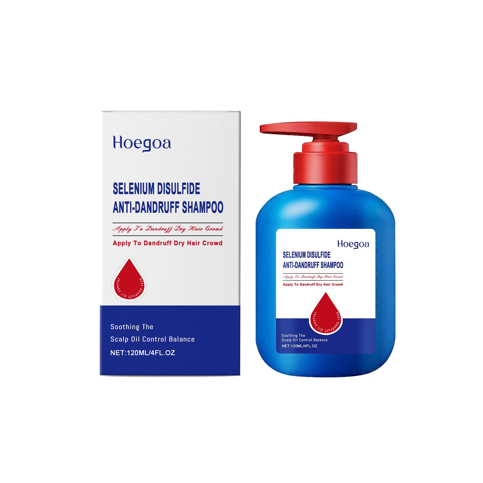 Selenium Sulfide Shampoo: Gentle Scalp Cleansing, Nourishing, and Volumizing for Refreshing Hair 120ml