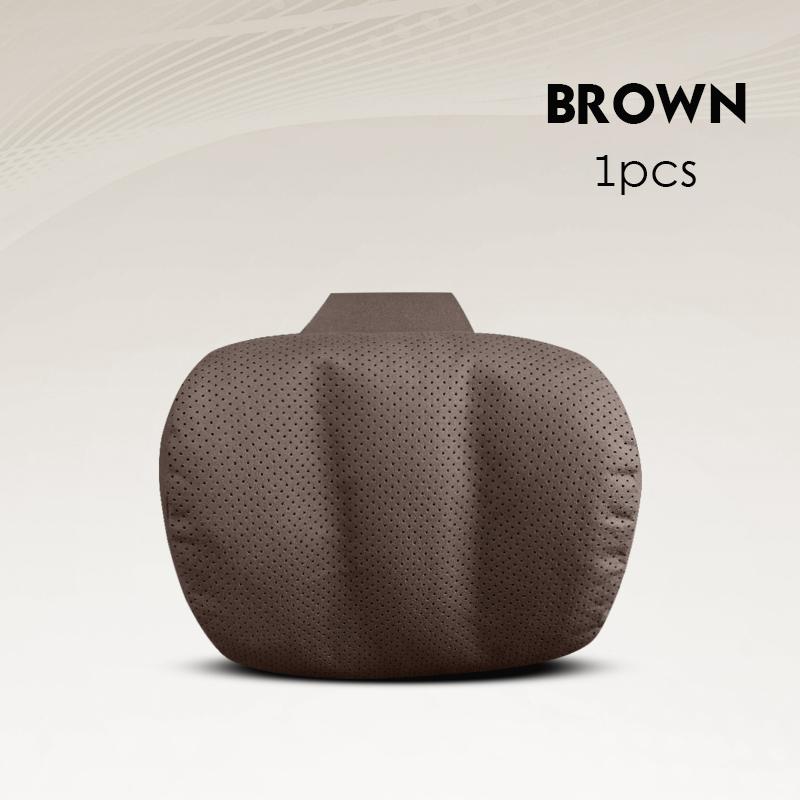 1 Pcs Car Neck Headrest Pillow Rest Head Support Memory Breathable Travel Guard Universal Car Supplies Universal for All Seasons коричневый