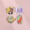 Character Artistic Cartoon Brooch Alloy Pin Eyecatching Design For Collectors And Lovers Fashion