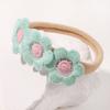 Cute Flowers Headband for Baby Girls Elastic Soft Newborns Butterfly Bows Hair Band Infant Hair Accessories