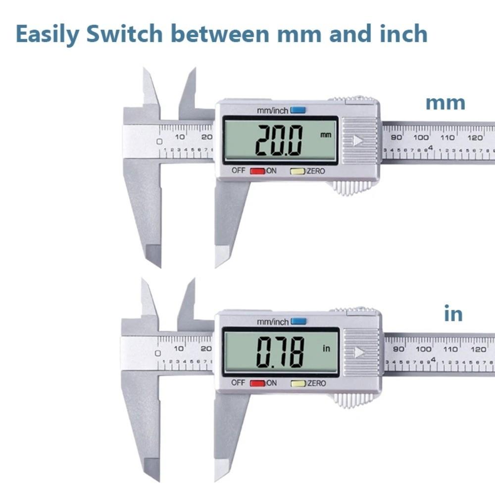0-150mm Elektronischer Digital-Messschieber Digitalanzeige Digitale Schieblehre Messschieber Holzbearbeitungswerkzeug