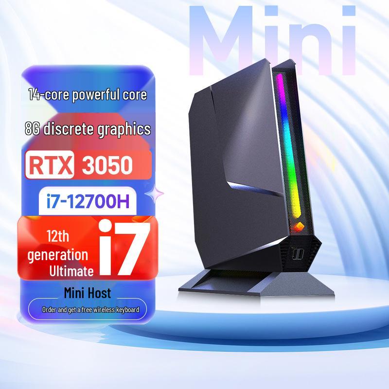 

Мини-ПК Core i9 с графикой RTX 4060, 8 ГБ ОЗУ, процессором i7, микро-настольный HTPC No RAM + No SSD