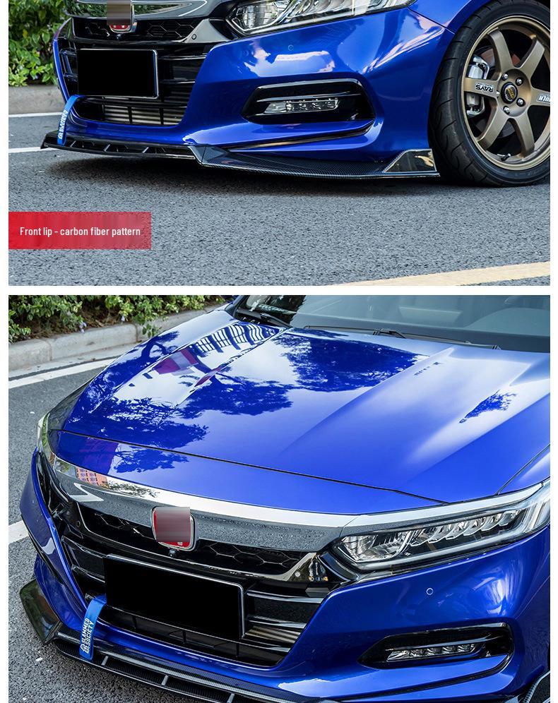 10e Generatie Accord Inspire Voorlip, Sideskirts, Achter- & Boven Spoilers, Louvers & Voorste Splitter Kit