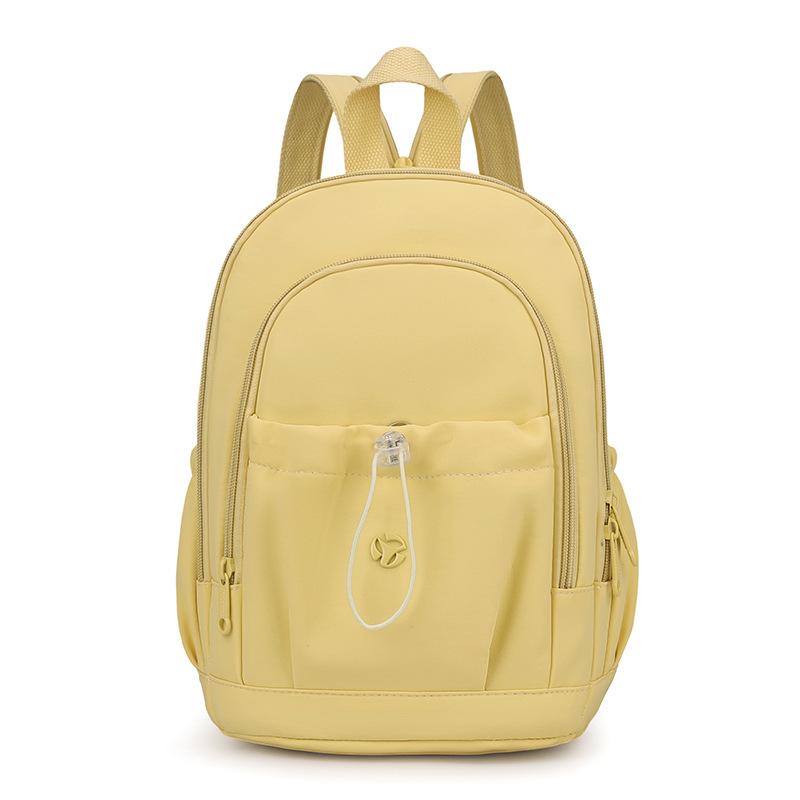 Mochila Pequena Estilo Universitário Mochila de Nylon Feminina Bolsa de Peito Multifuncional