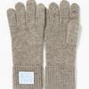 Between A and B Bubble Label Cashmere Wool Blended Gloves_4 Colors