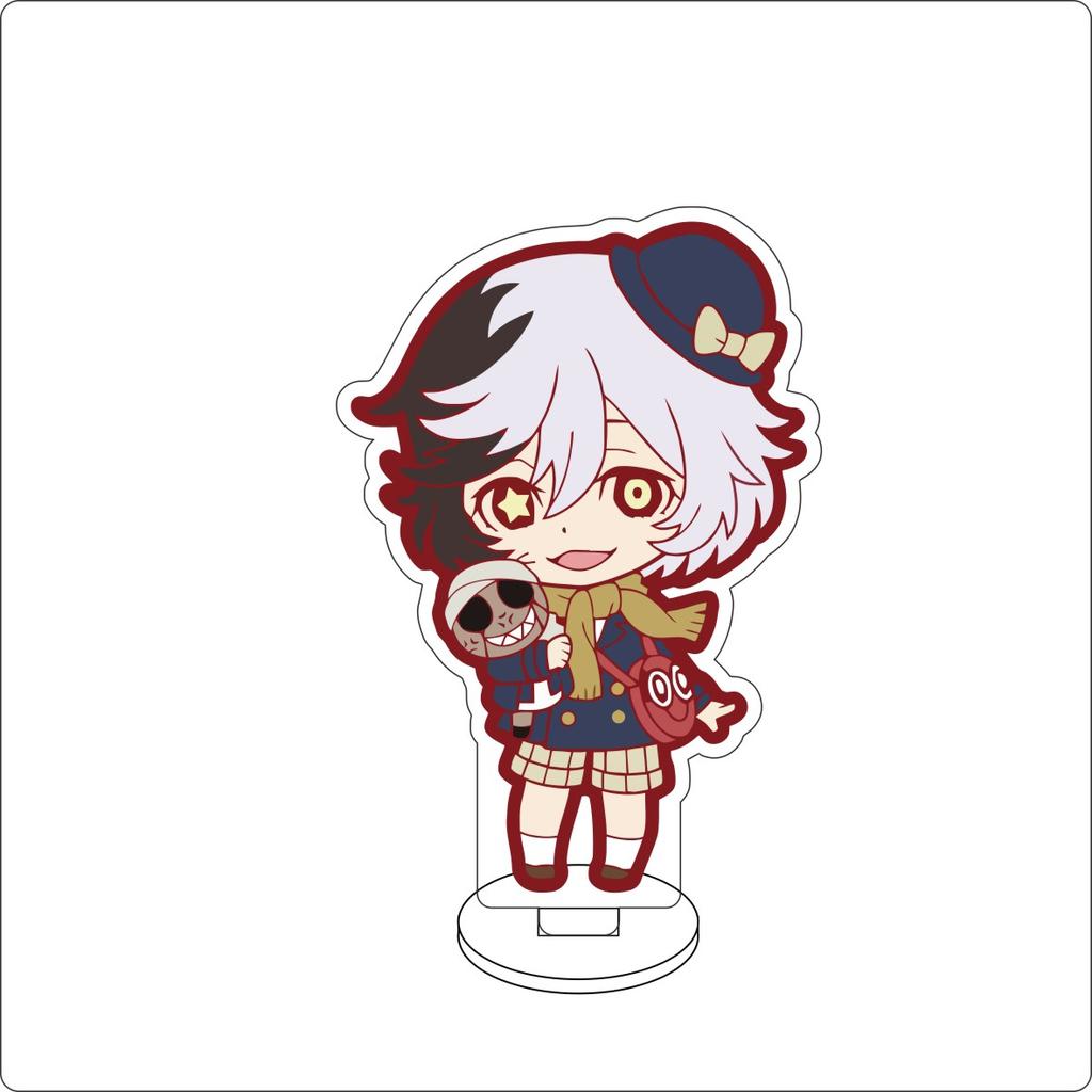 10CM Anime Bungo Stray Dogs Figure Stand Model Nakahara Chuuya/Izumi Kyouka/Edogawa Rampo Cute Desk Decor Standing Sign Gifts