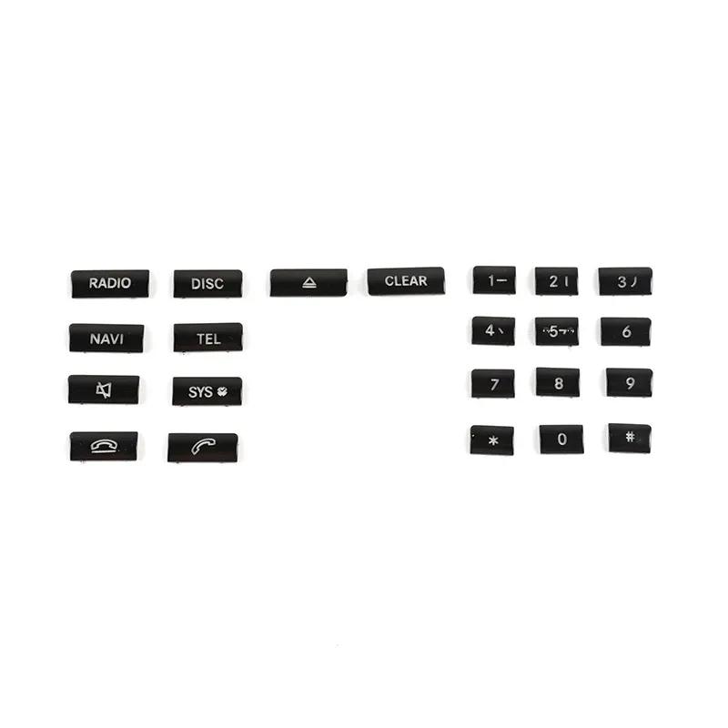 Car Central Control CD Panel Button Decorative Patch Trim Stickers ABS For Mercedes Benz C/E Class W204 W212 GLK CLS 2012-2013