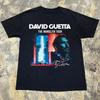 David Guetta The Monolith Tour 2025 Black Cotton T SHIRT FULL SIZE S-5XL Unisex T-Shirt
