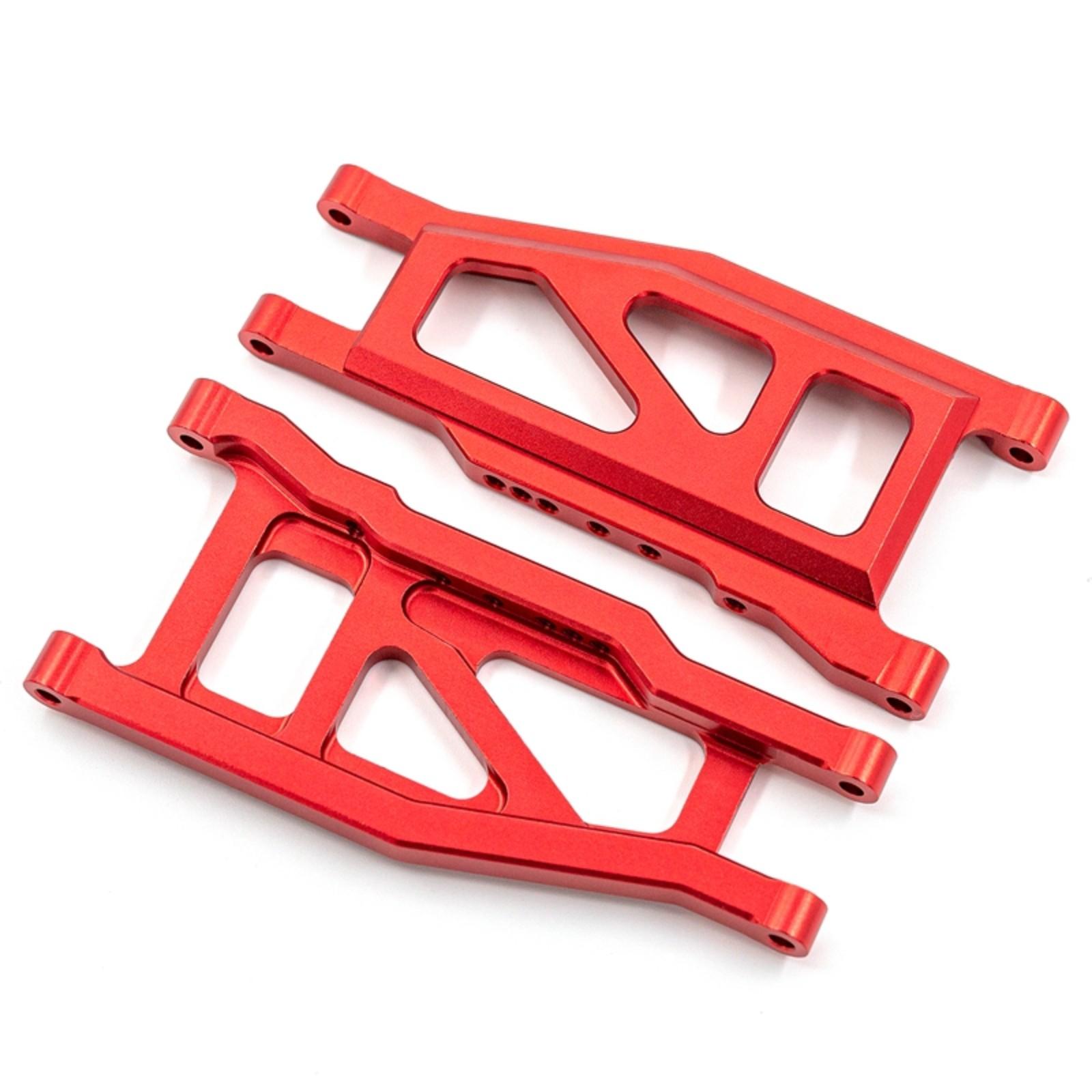 

Алюмінієві важелі задньої підвіски Заміна для TRAX4 1/10 4X4 Slash, Stampede, Rustler 4WD VXL-Замінює Rear Suspension Arms червоний