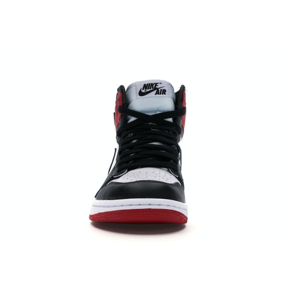 Air Jordan 1 Retro High Satin Black Toe Women Sneakers Red White-Varsity-Red CD0461-016