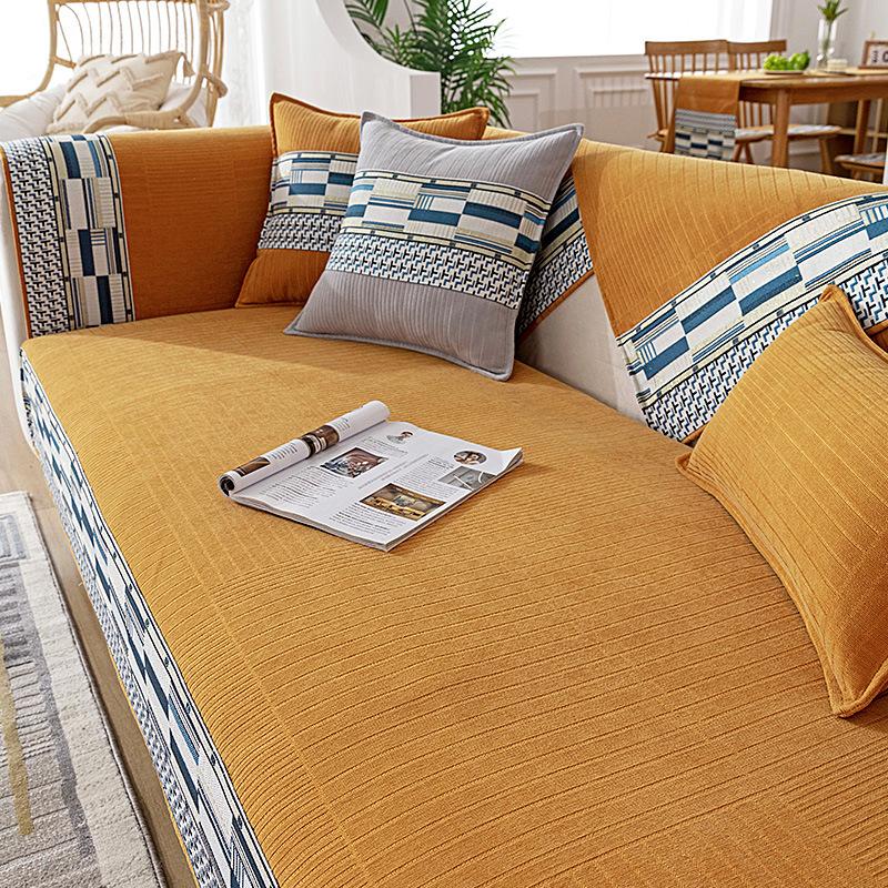 

Подушка для дивана Four Seasons, универсальный простой современный нескользящий чехол для подушки сиденья, универсальный универсальный чехол, чехол для сиденья, утолщенное полотенце 70*70cm