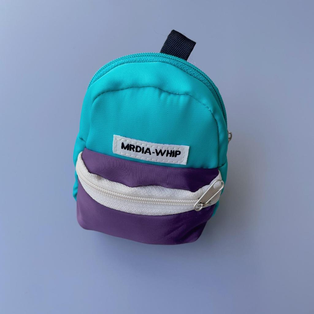 Căști Colorate & Pandantiv Portofel Monede Rucsac Mini cu Design Casă Ciupercă și Șnur pentru Telefon