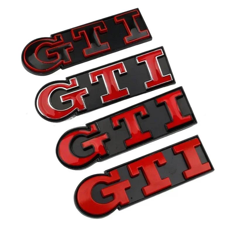 2026 Hot Sticker for Volkswagen Metal GTI Logo Car Front Grille Emblem Badge Polo Caddy Golf 4 5 6 8 Jetta Tiguan Touran Passat