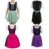 Charming German Dress Bavarian Dirndl Costume With Elegant Apron Decoration