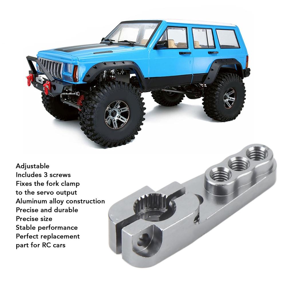 25T Servo Horn   3 Holes Aluminium Alloy Servo Horns Steering Arms for 1Celsius10 RC Car Upgrade Parts
