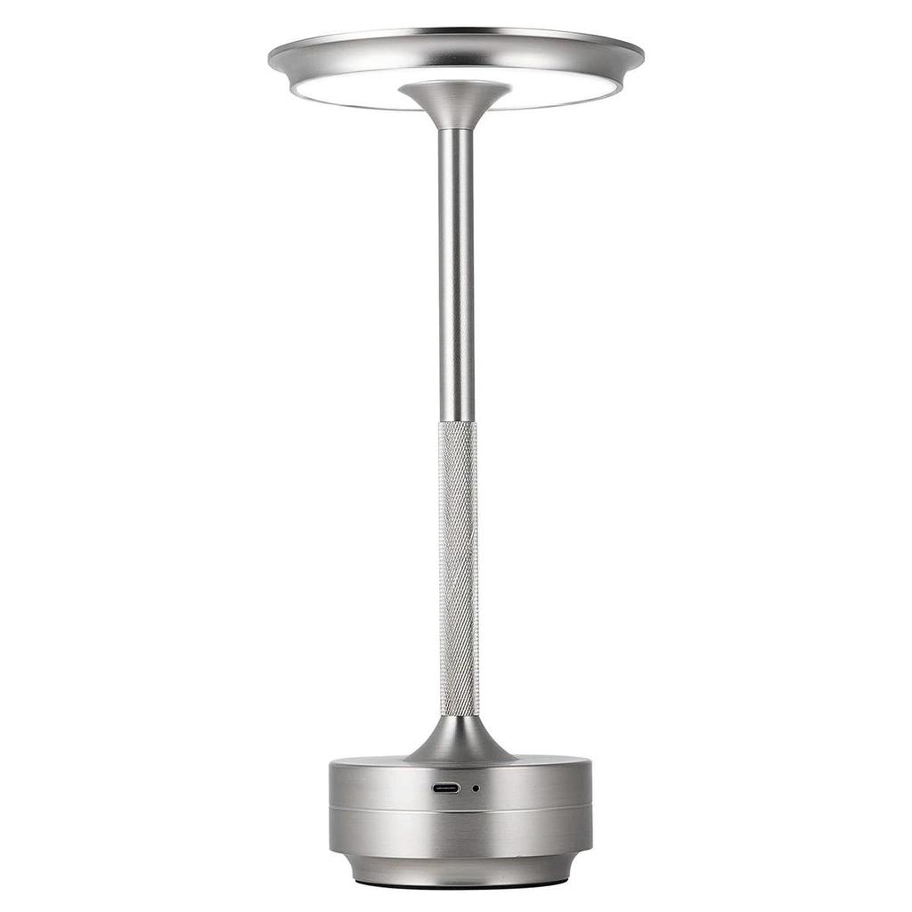 3 Color Table Lamp Silver Rechargeable Lamps For Table Usb Led Touch Dimmable Black And Gold Gold Modern Creative Eye Protecting