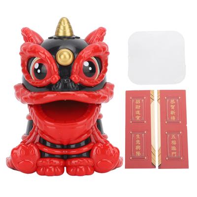 Ornement Lion Solaire qui Bouge Automatiquement Porte Bonheur Décoration Lion Réveillé pour Voiture Maison