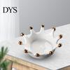 Display Plate Crown Jewelry Tray Anti-scratch Exquisite Workmanship Decorative Ring Earrings for Bedroom