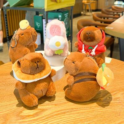 Capybara Plush Keychain: Cute, Creative Pendant for Bags or Gifts