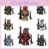Mandalorian Partículas Pequeñas Bloques de Construcción Juguete Bolsa Plástico ABS Material Bricolaje 0-38 Piezas 0.008kg Peso Neto No Eléctrico