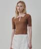 Ollibeudeollibeu Glitter Collar Contrast Slim Pullover Ok6Mp5720