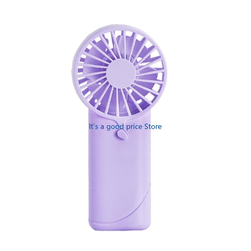 

Portable Pocket Fan Cooling Handheld Travel Cooling Mini Fan AM3 Battery Office фиолетовый
