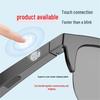 Smarte Bluetooth-Sonnenbrille mit hochwertigem Klang & Knochenschall-Kopfhörern