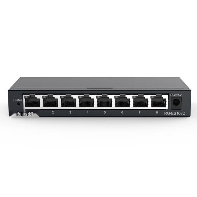 

Ruijie RG-ES108D 8-Port 100Mbps Unmanaged Ethernet Switch