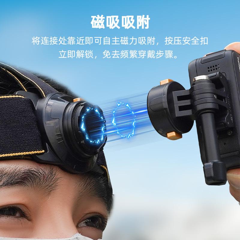 Applicable to DJI Action 5Pro sports camera fixed headband POCKET3 non-slip quick-release strap accessories