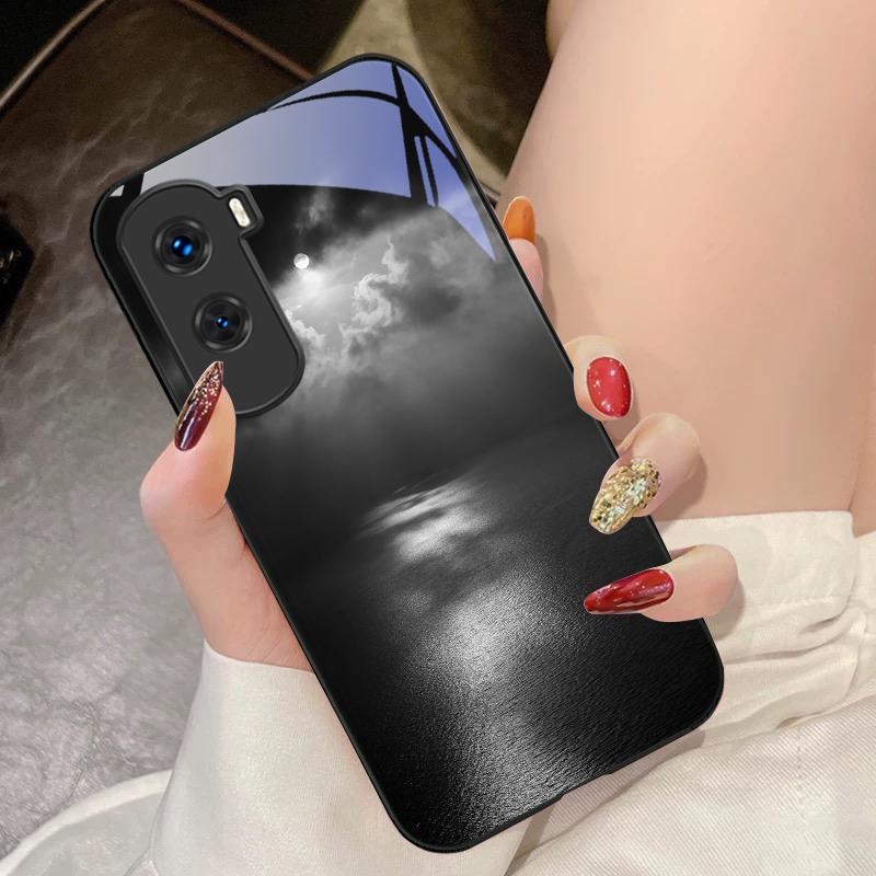 Personalized Lightning For Honor 200 90 8X 9X Pro Lite P50 P40 Nova 10 11i P60 Magic4 6 Mate 20 50 Tempered Glass Phone Case