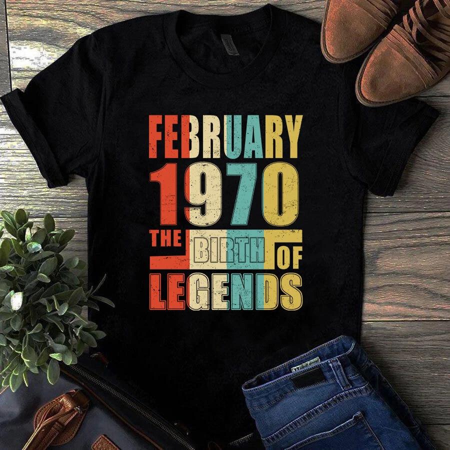 Men s and Women s T-shirts February 1970 The Birth L