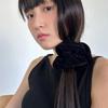 Geegee twinkle velvet Scrunchie - schwarz