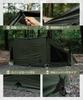 OneTigris MICABIN Tent Front Curtain Large Bonfire Camp Windshield With Mesh Window Can Be Combined With Tent Car Side Sunshade Snow Skirt Waterproof