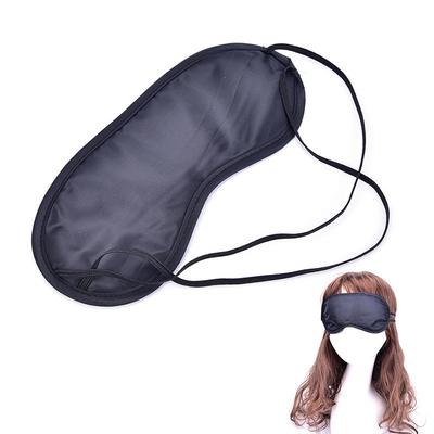 10Pcs Eye Mask Shade Cover Blindfold Night Sleeping Black  A,