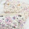 Cartoon Animal Pattern Zipper Stationery Bag Portable Cosmetic Bag Bubble Cloth Coin Purse  Women