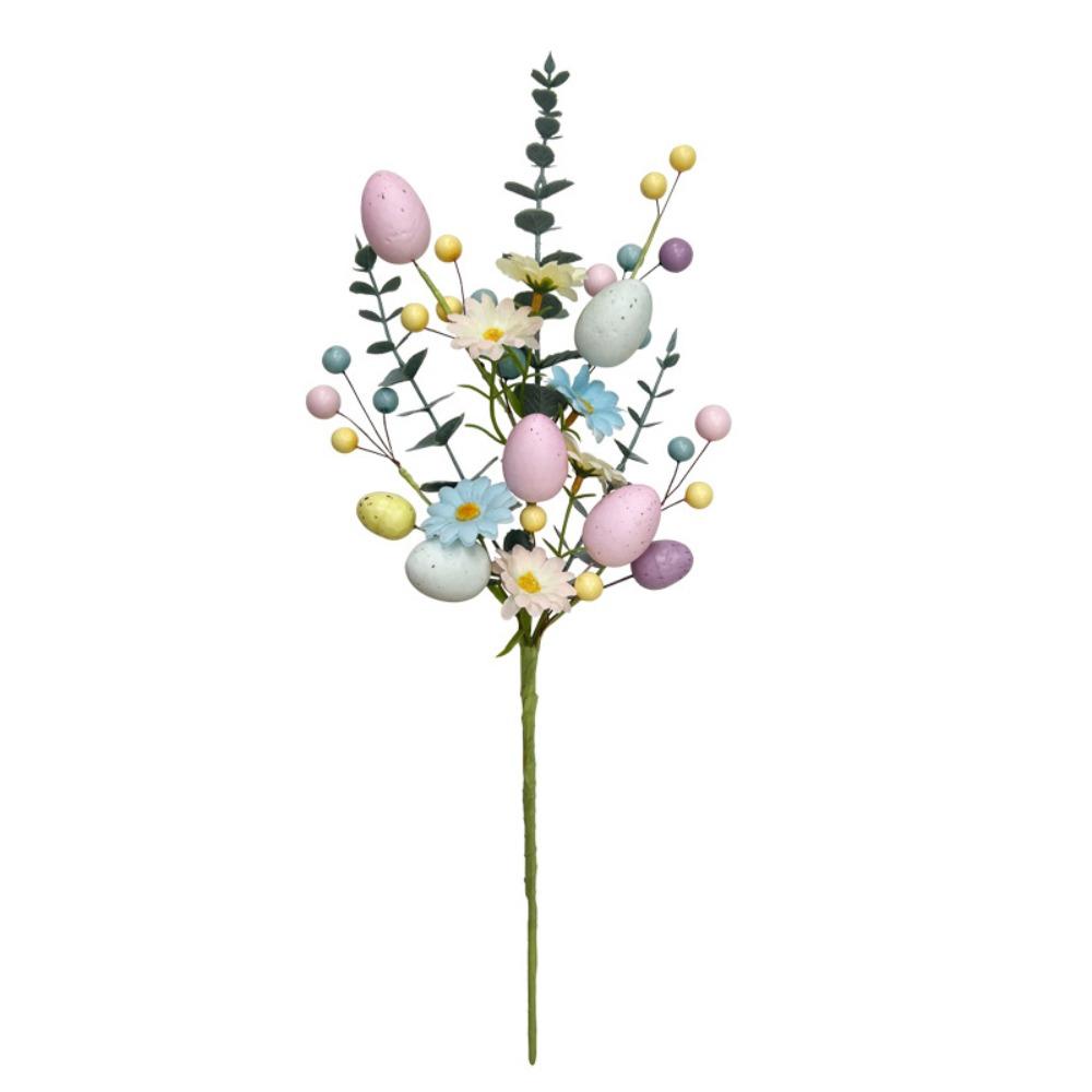

Plastic Easter Egg Floral Stems Colorful Foam DIY Artificial Flower Bouquet Floral Arrangement Easter Egg Branches Home Decor