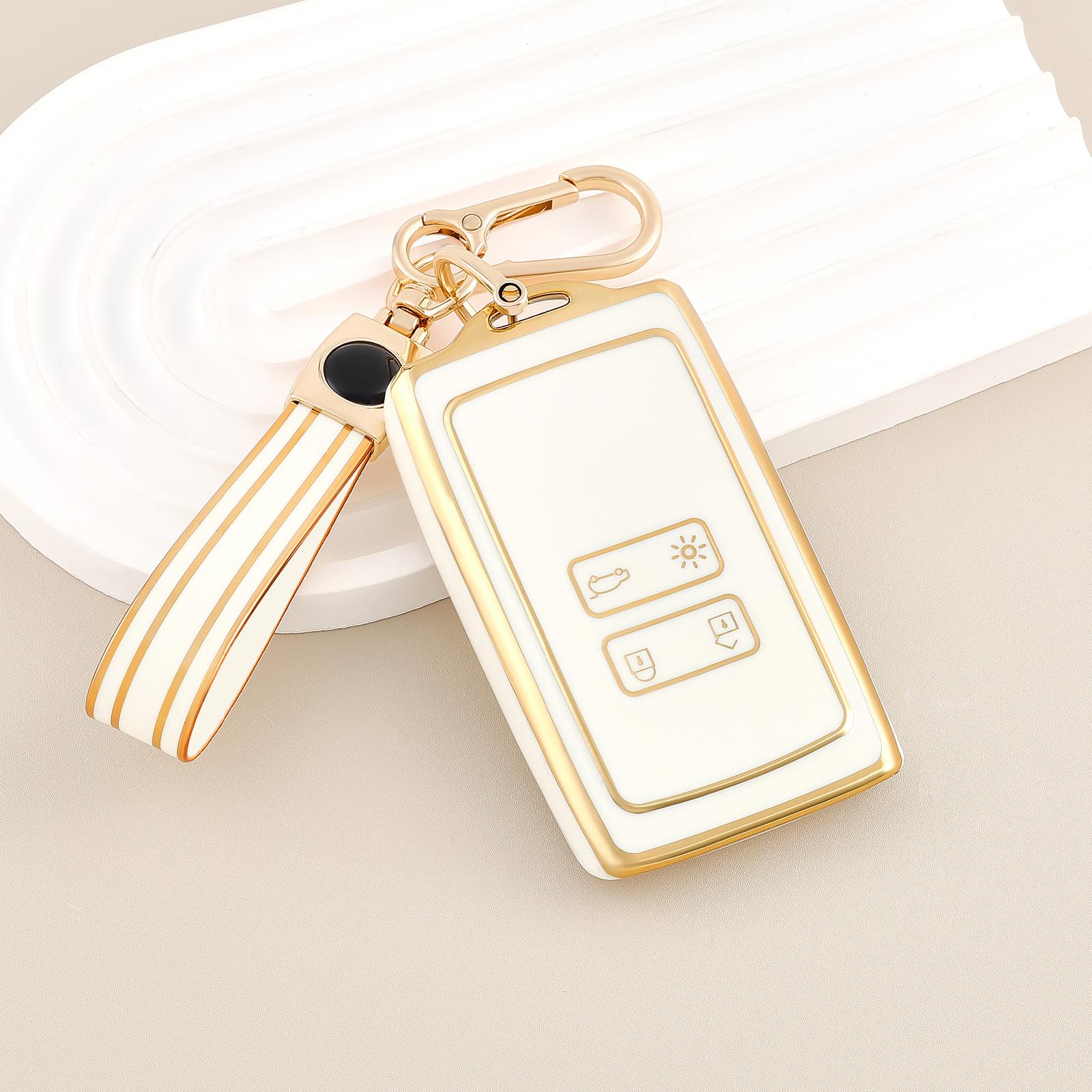 

Fashion Keychain TPU Car Key Case Cover For Renault Koleos Kadjar Captur Megane Talisman Espace Clio Zoe Scenic 4 Arkana Dacia