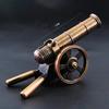 Mini Alloy Cannons Figurine Artillery Launcher Model Statue Sculpture Crafts Home Office Desktop Decor Ornament Birthday Gift