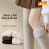 Women's Autumn and Winter Plush Thickened Warm Heat Storage Sweat Absorption Mid Calf Socks
