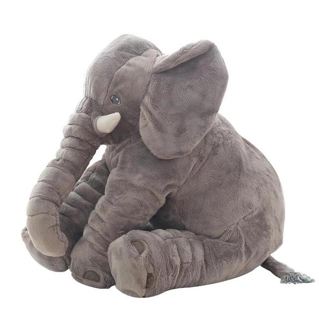 40/60cm Large Plush Elephant Doll Soft Cuddly Stuffed Animal Pillow Cute Toy Gift for Kids