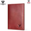 Leather Passport Bag, Ladies Wallet, Coin Purse, Leisure Anti-lost Device, RFID Anti-theft Brush, Multi-function Card Holder