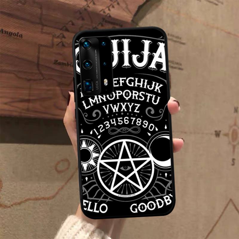 Witches Moon Tarot Witch Ouija Phone Case for Huawei P50 P40 E P30 P20 Pro P10 Lite P Smart Y6 Nova3E Honor10 Cover