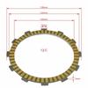8Pc Motorcycle Friction Clutch Disc Plates For Yamaha YZ125 YZ 125 1993-