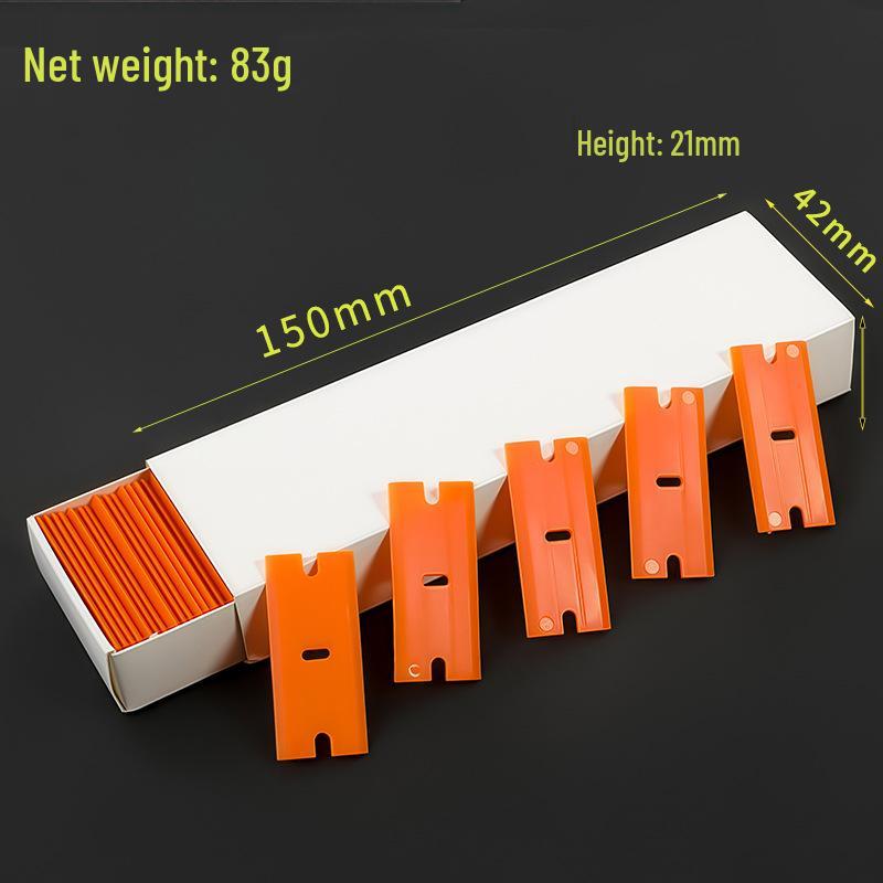 Multifunctional Mini Spatula for Cleaning, Decontamination, and Glue Scraping in Car Film Applications.