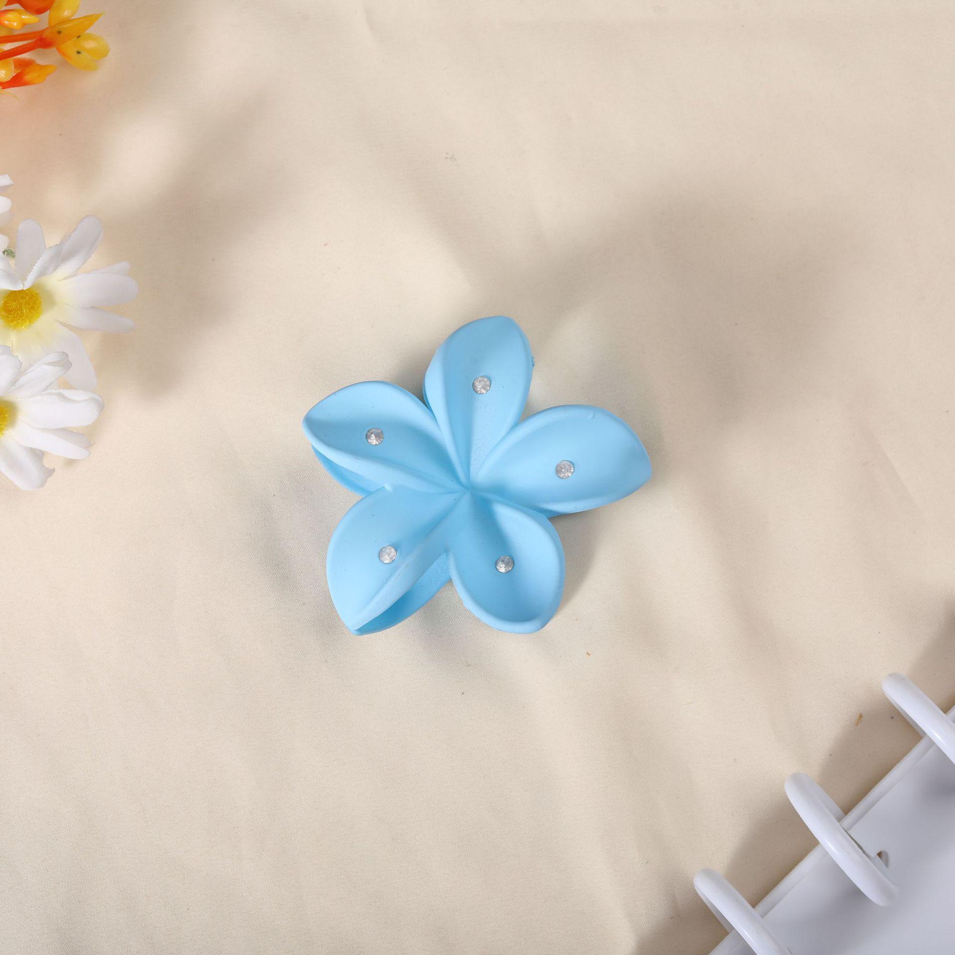 

Frangipani Beach Vacation Hair Claw Clip - Gentle & Sweet Shark Clip Hair Accessory
