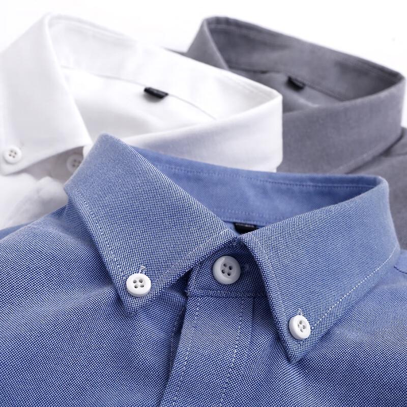 Men's Plus Size Oxford Long Sleeve Shirt